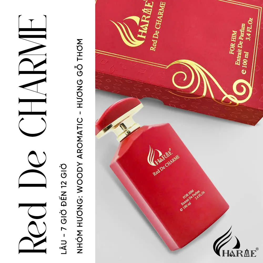 Nước Hoa Red De Charme 100ml | Nam Tính, Hiện Đại