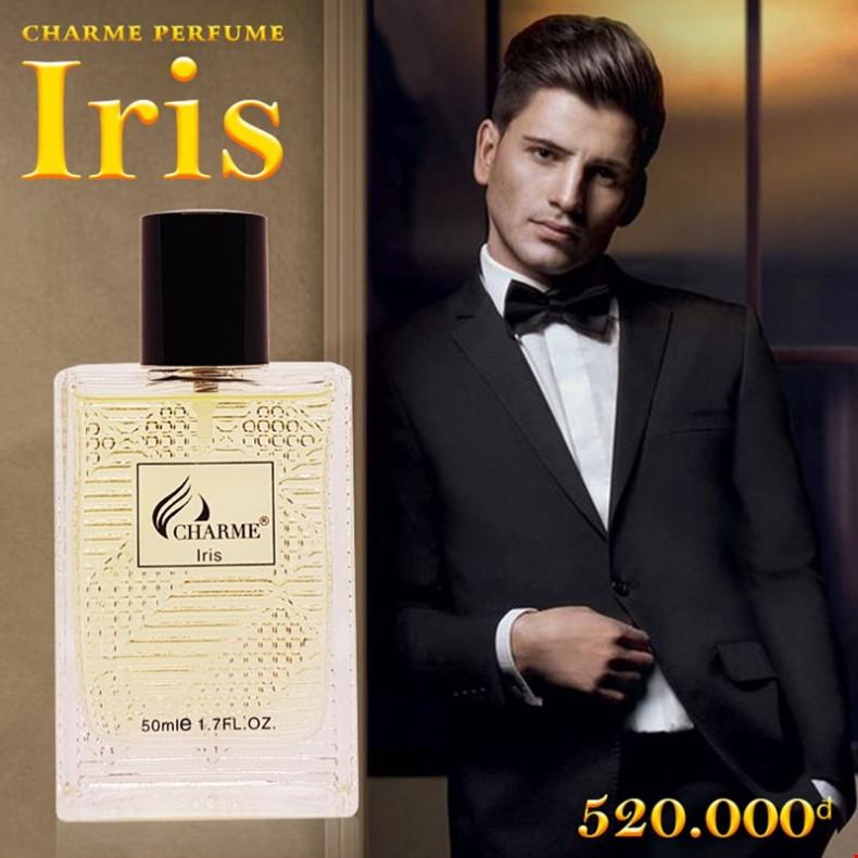 Nước Hoa Nam Charme Iris 50ml EDP – Nước Hoa Charme Chính Hãng 100%