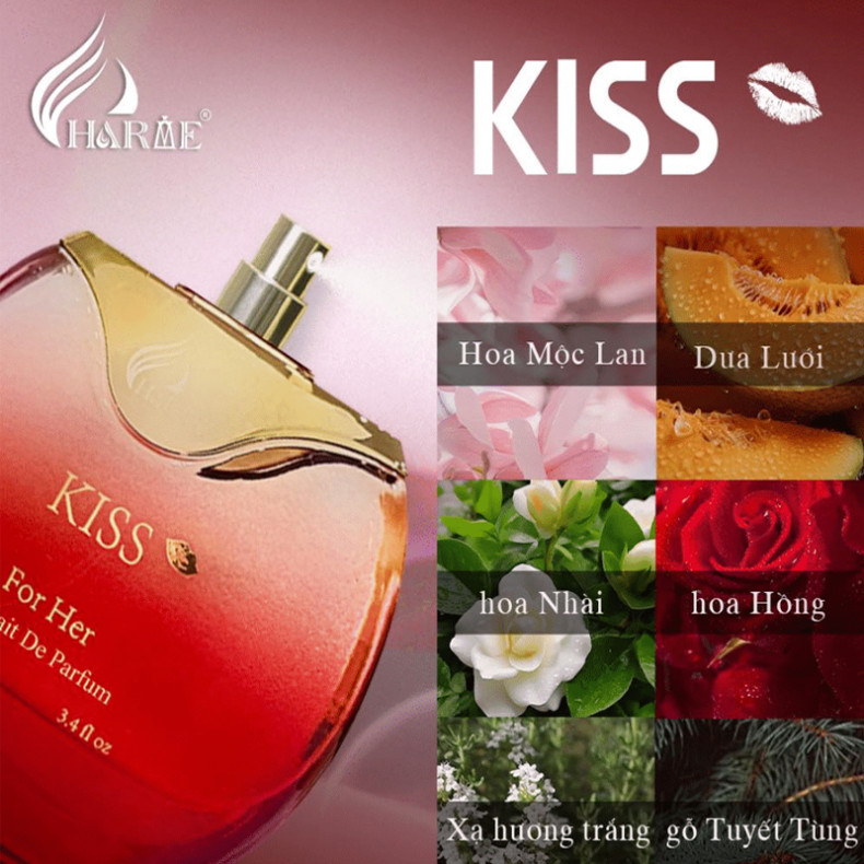 Nước Hoa Nữ Charme Kiss 100ml | Chính Hãng, Giá Tốt
