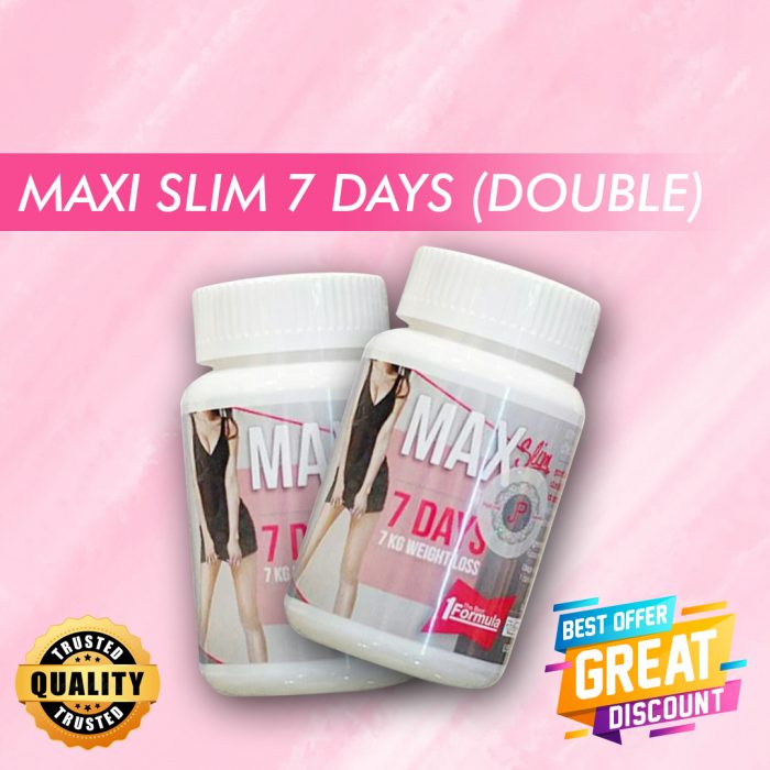 Viên Uống Giảm Cân Max Slim 7 Days Thái Lan – Hộp 30 Viên Chính Hãng