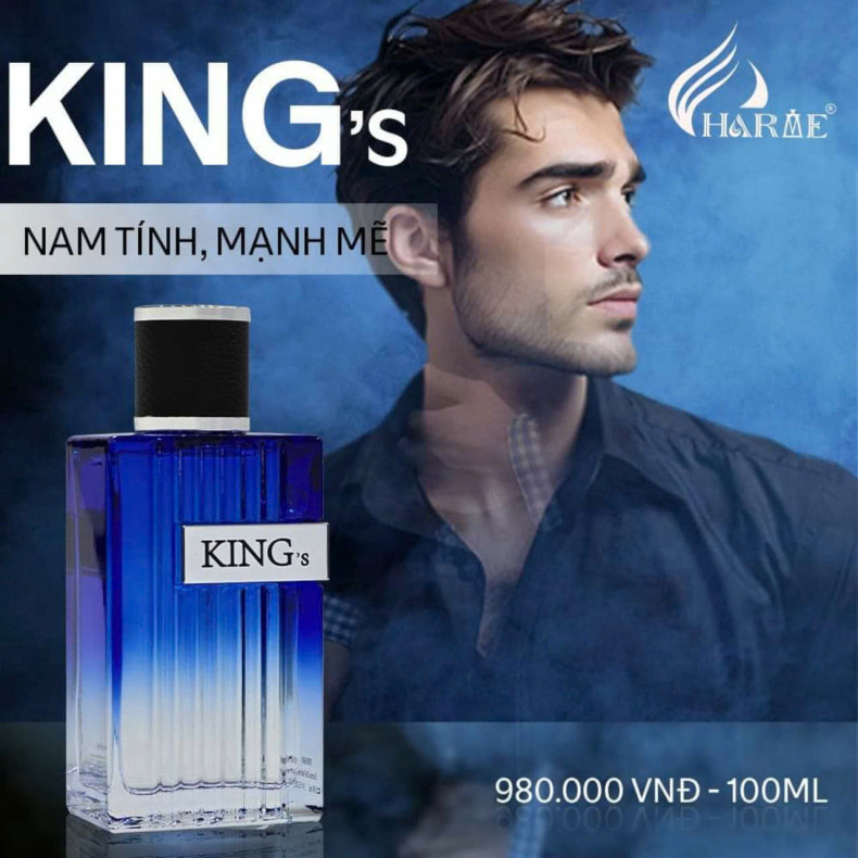 Nước Hoa Charme King 100ml Mẫu Mới | Charme Chính Hãng