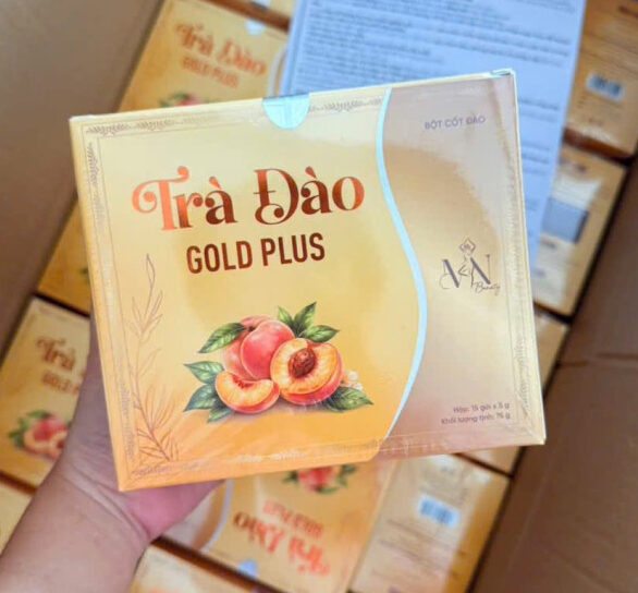 Trà Đào Gold Plus Đông Anh 15 Gói | Hàng Chính Hãng