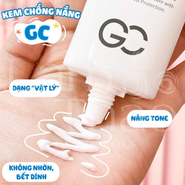 Hướng dẫn sử dụng Kem Chống Nắng GC Nature Sun Cream